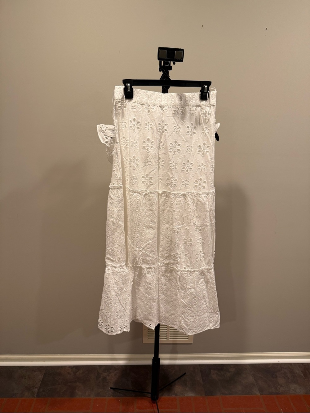 Altar'd State White Eyelet Tiered Maxi Skirt Set - Picture 7 of 7